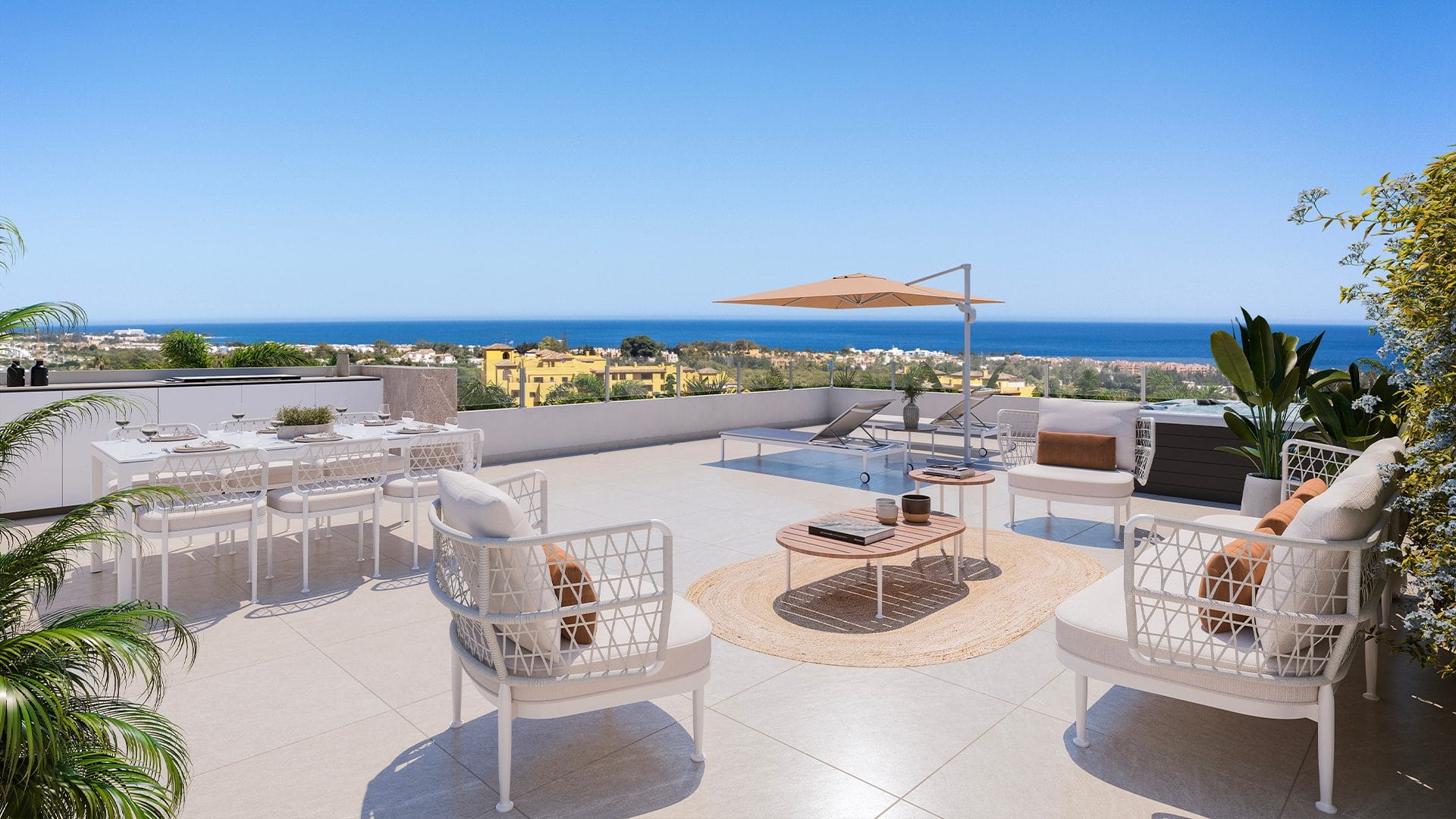 Penthouse met 164 m² privé solarium – Marine Hills, Estepona