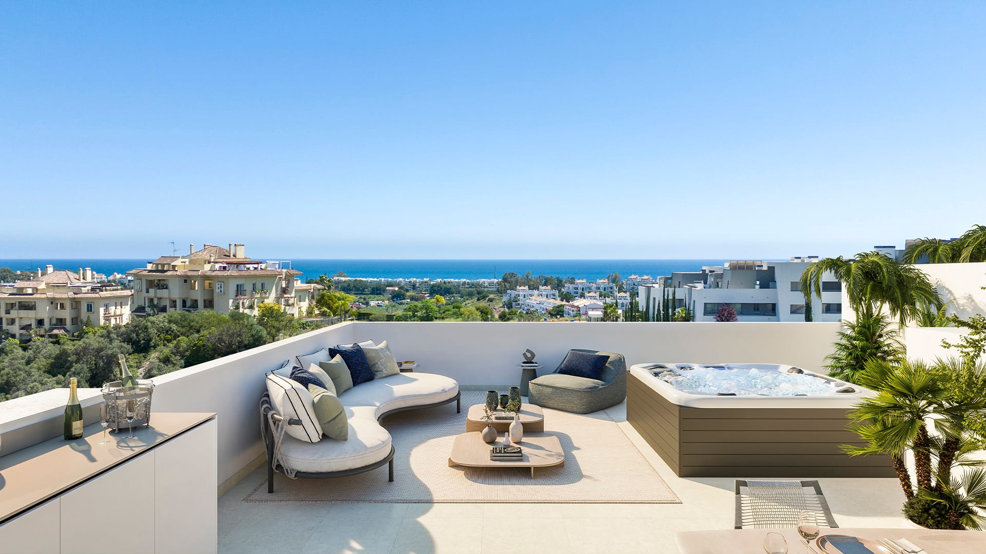 Penthouse met 164 m² privé solarium – Marine Hills, Estepona